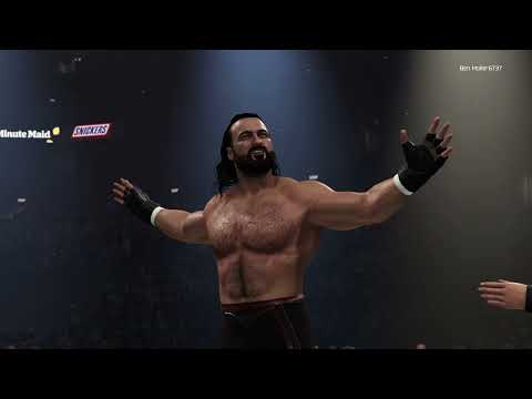 WWE 2K25 My Rise Match 25 - Drew McIntyre vs. Adrian Buck in an Underground Match on RAW