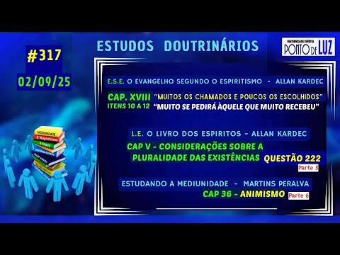 #317 ESTUDOS DOUTRINÁRIOS em 02/09/25