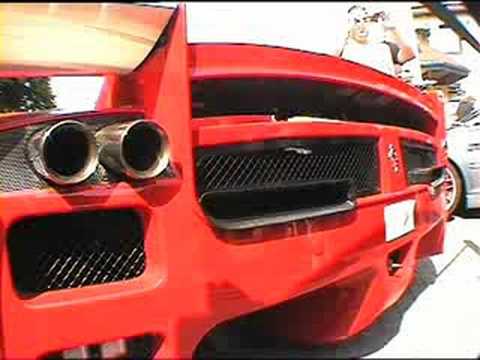 Ferrari FXX beim Osnabrücker Bergrennen 2008 in Hilter Borgloh am Uphöfener Berg