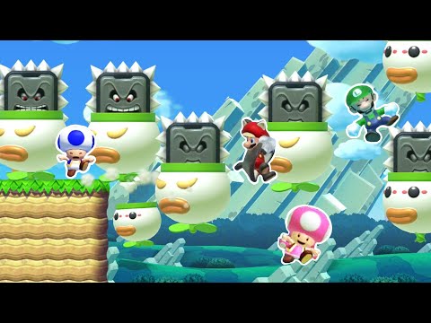 FREE FOR ALL!!! NOOO TOADETTE!!! [Super Mario Maker 2] [Funny Moments]