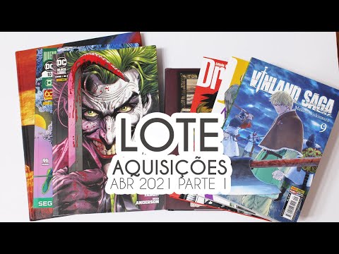 Lote de AQUISIÇÕES ABRIL 2021 PARTE 1