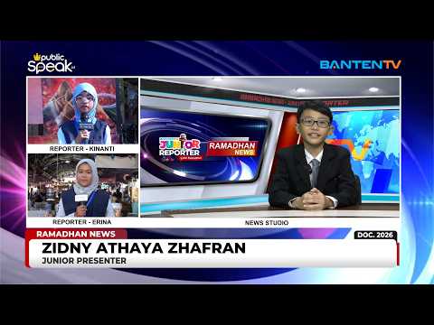 Video dokumentasi praktik panggung dan rekaman podcast siswa Speak Corner Public Speak ID Serang episode 6