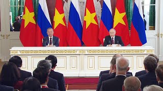 Press statements following Russian-Vietnamese talks