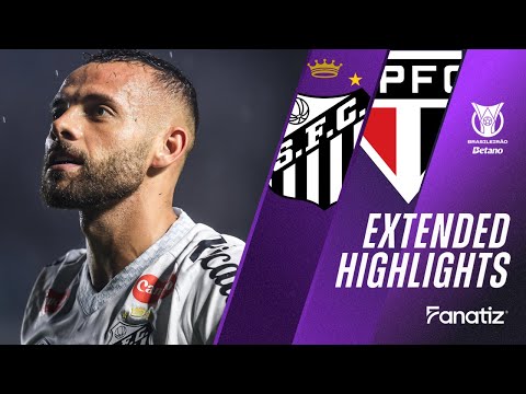 Santos vs. Sao Paulo  1- 0 I Game Highlights I Brasileirão 2025