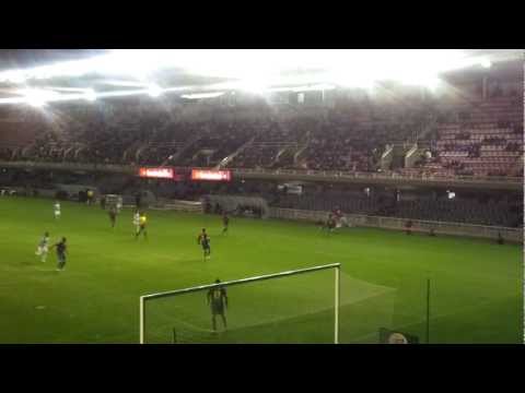 Gol do Celta no Mini Estadi. Barça B 2-1 Celta