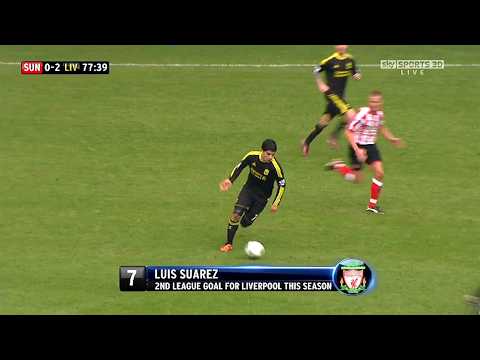 Luis Suarez Vs Sunderland (EPL) (Away) (20/03/2011) HD 720p By YazanM8x {Special Camera}
