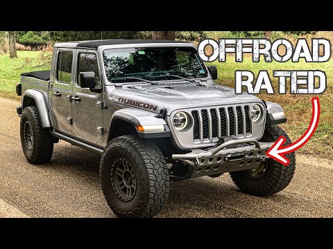 Bumper and Winch Install On My Jeep Gladiator!