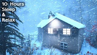 FIERCE VERMONT WINTER with UNSTOPPABLE SNOWSTORM and BLIZZARD SOUNDS for Sleeping #asmr