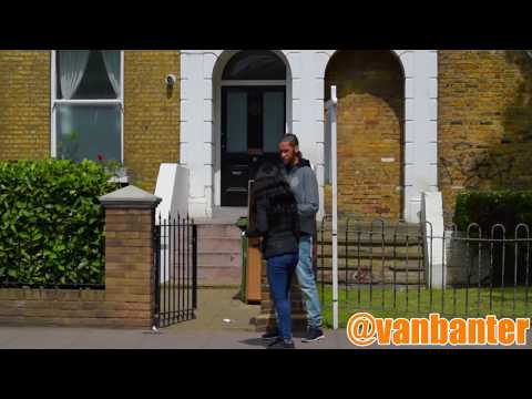 Shouting Prank In The Hood (KNIFE PULLED)