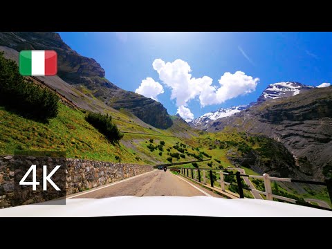 Full Epic Stelvio Pass Drive 🇮🇹 Europe's 2nd Highest Mountain Pass | 4K ASMR Road Trip