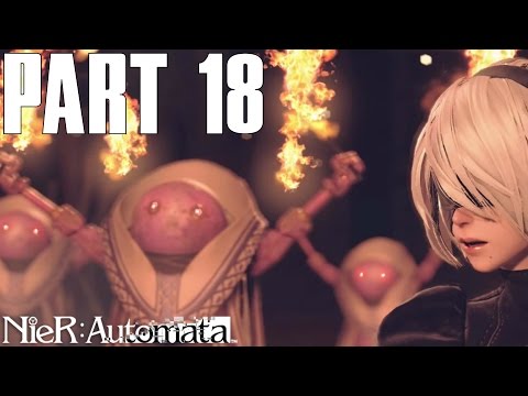 THE ROBOT CULT! | NieR Automata Part 18 - 2B Campaign Gameplay Walkthrough (PS4 PC HD)