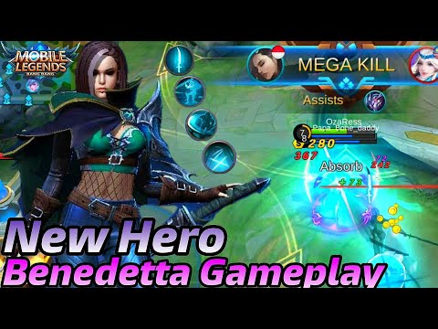 New Hero Benedetta Gameplay - Mobile Legends Bang Bang