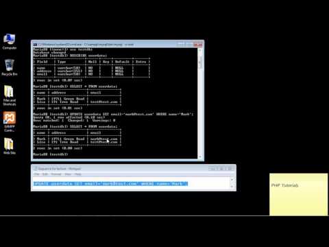 PHP Tutorial for Beginners Updating rows