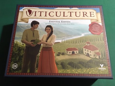 Come giocare a Viticulture Essential Edition gioco da tavolo azienda vinicola guida tutorial  ita