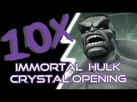 MCOC 10X 5 & 6 STAR IMMORTAL HULK CAVALIER CRYSTAL OPENING | MARVEL CONTEST OF CHAMPIONS