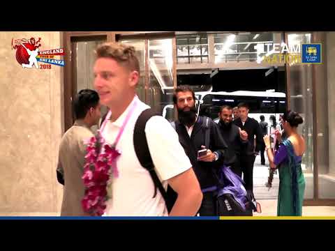 England Team arrived in Sri Lanka - England tour of Sri Lanka 2018