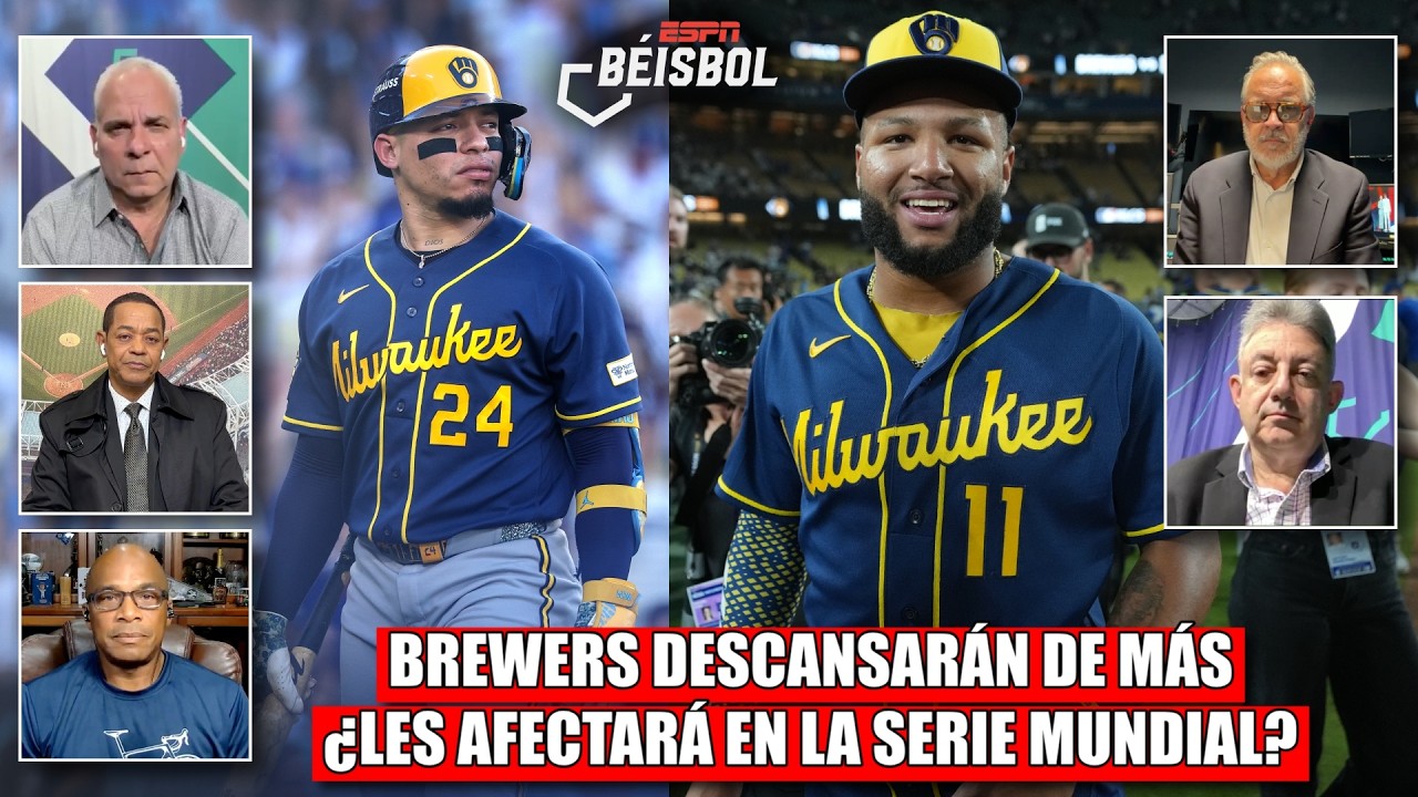 BREWERS DESCANSARÁN DEMASIADO antes de SERIE MUNDIAL tras BARRER a DODGERS ¿afectará? | ESPN Beisbol