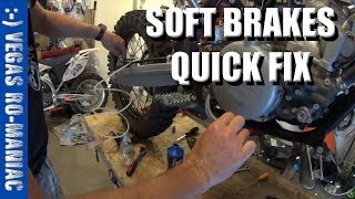 Soft Brake Pedal Fix and Bleeding Brakes