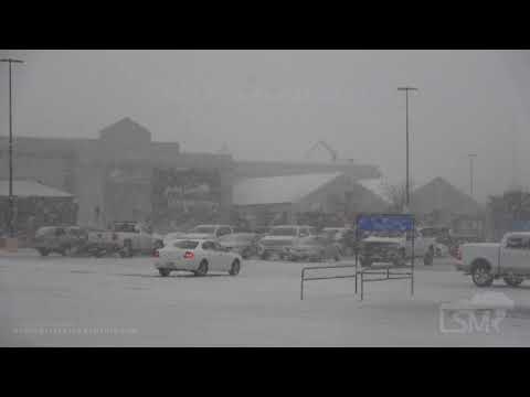 2-4-20, Heavy Snowfall Creating Tough Conditions, Amarillo TX