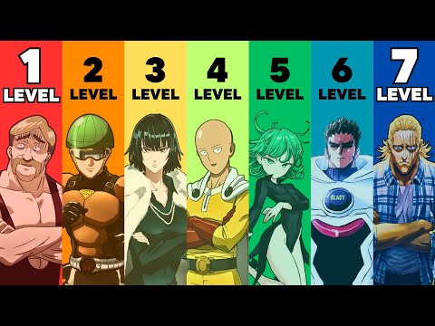 The 7 Levels of Hero in One Punch Man