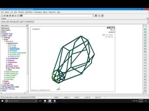 GT Off-Road Chassis ANSYS Simulation