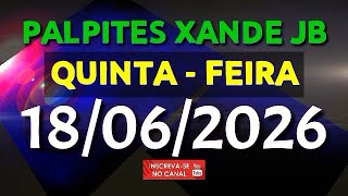 PALPITE DIA 18/06/2026 | JOGO DO BICHO TODAS AS LOTERIAS 
