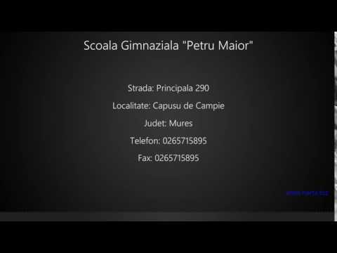 Scoala Gimnaziala "Petru Maior" Capusu de Campie
