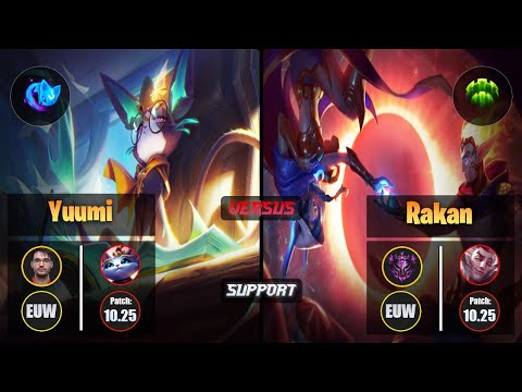 Hylissang YUUMI (Support) [Summon Aery] VS RAKAN - Master EUW Patch 10.25
