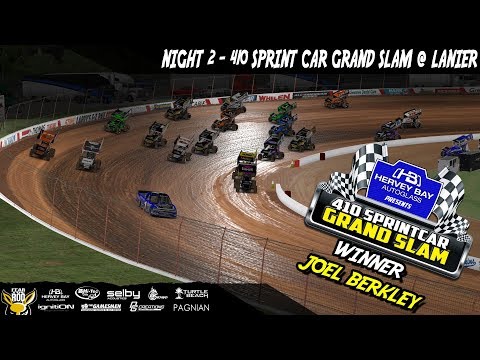 iRacing Hervey Bay Auto Glass 410 SprintCar Grand Slam - Night 2 @ Lanier Speedway