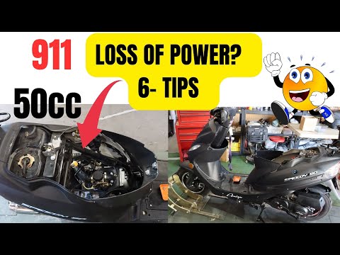 LOSS OF POWER BOGGING DOWN 50cc SCOOTER TIPS
