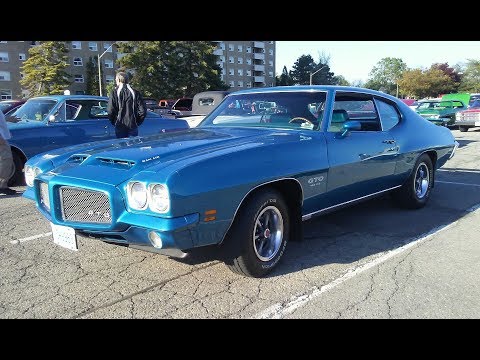 1971 Pontiac GTO "Ram Air 455 H.O" in Lucerne Blue with a 7.5 Litre Engine - The Classics