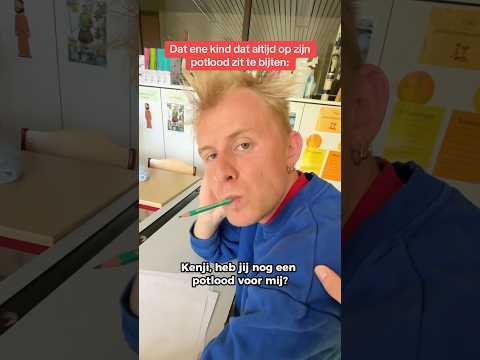 THAT ONE KIDS WHO ALWAYS BITES HIS PENCIL&hellip; #comedy