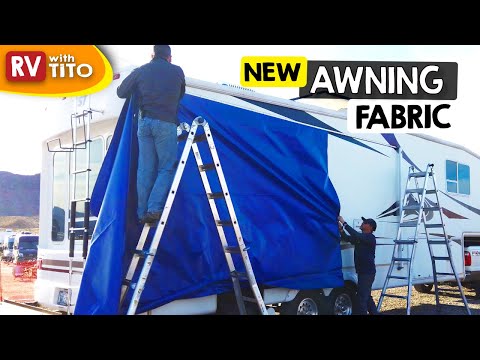 RV Awning Fabric Replacement Demonstration by Tough Top Awnings (DIY)