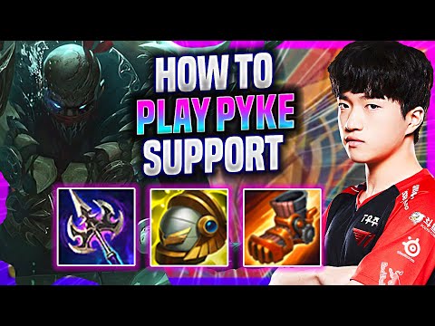 LEARN HOW TO PLAY PYKE SUPPORT LIKE A PRO! - T1 Keria Plays Pyke Support vs Maokai! | Season 2023