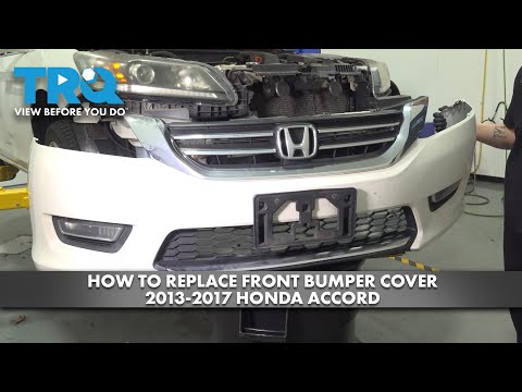 How to Replace Front Bumper Cover 2013-2017 Honda Accord