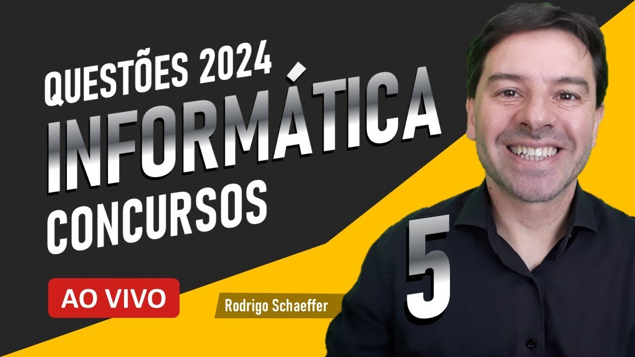 Questões de informática concursos 2024 | Aula 5