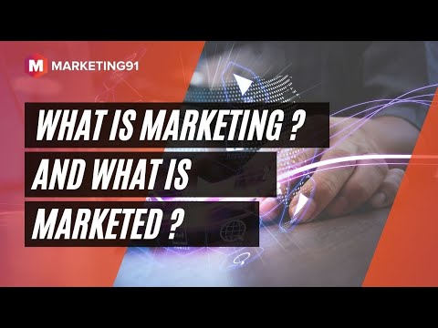 , title : 'What is Marketing and What is Marketed? Introduction to Marketing Management (Marketing Video 1)'