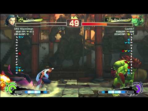 DRS filipin0man (Rose) Vs. Castt87 (Blanka)