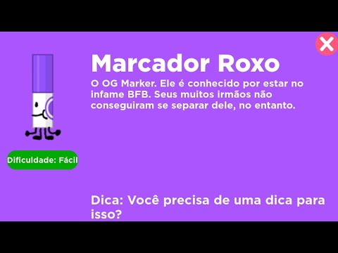 Marcador Roxo - Find the Markers (Roblox)