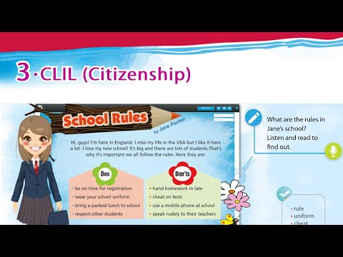 5. razred, Right On 1, Unit 3 CLIL Citizenship-School Rules, MUST, MUSTN'T/CAN'T (26 February 2021)