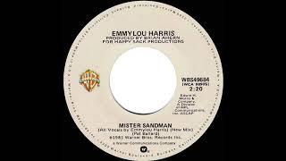 1981 HITS ARCHIVE: Mister Sandman - Emmylou Harris (stereo 45 single version)