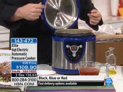 Elite 6qt Electric Automatic Pressure Cooker