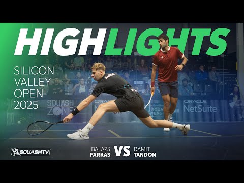 🇭🇺 Farkas v Tandon 🇮🇳 | Silicon Valley Open 2025 | ROUND 1 HIGHLIGHTS