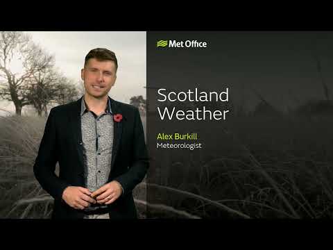 01/11/23 – Rain overnight, morning frost patches – Scotland Weather Forecast UK – Met Office Weather