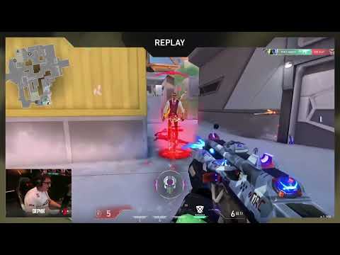 Xset dephh laughing at XERXIA after ECOING them with stingers - Valorant champions group stage