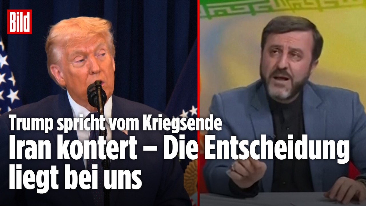 Trump spricht vom Kriegsende: Iran kontert ‒ Entscheidung liegt allein bei uns