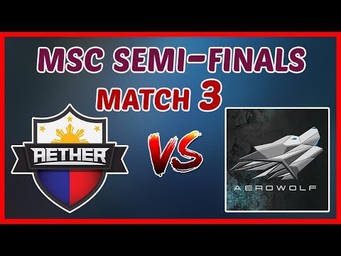 Aether Main vs Aerowolf Roxy | MSC Semifinals Match3 - Mobile Legends - MLBB