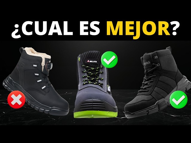 Vídeo relacionado con ZEPYFXIT Zapatos de Seguridad Hombre y Mujer Cómodos y Ligeros para Invierno Botas de Trabajo Impermeables con Punta Acero Antideslizante Zapatillas Seguridad Color Negro Talla 40 EU