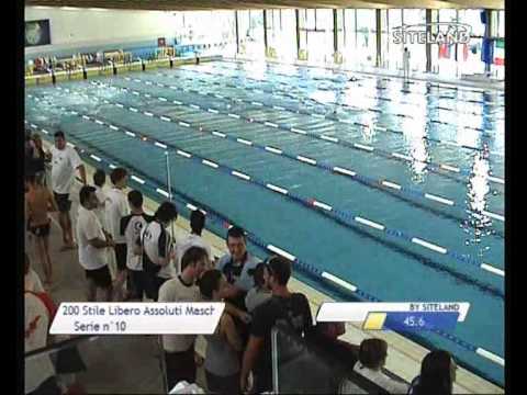 Serie 10 dei 200 Stile Libero  Assoluti M Agonisti - 7 Meeting City of Lignano