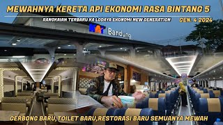 Download lagu Tiket 200 Ribuan !! Bandung - Yogyakarta Rangkaian Terbaru Kereta Api Lodaya Ekonomi New Generation mp3